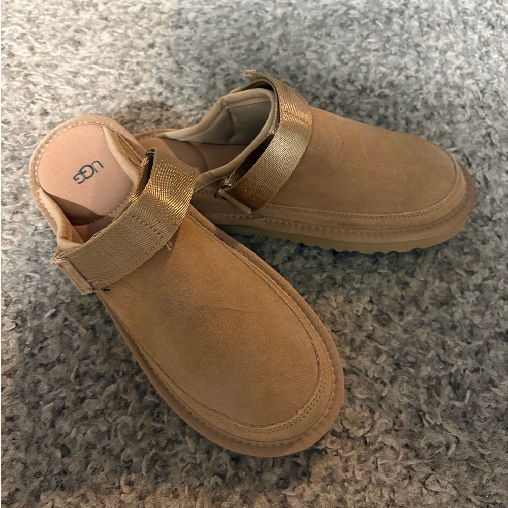 UGG Tan Slip-On clogs